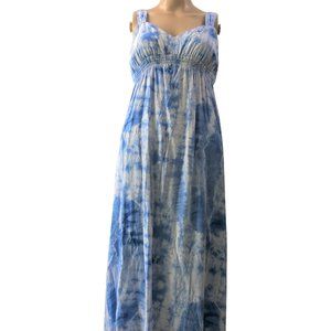 Jones NY Sport Tie Dye Size 4 Sleeveless Long Dress